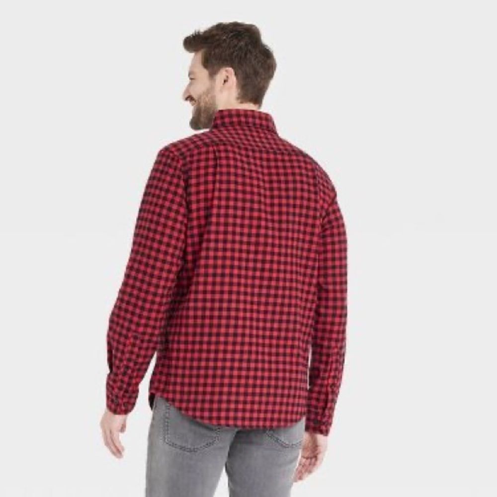 Lightweight Flannel Button-Down Shirt - Men’s Goodfellow & Co™ Sz M NWT
